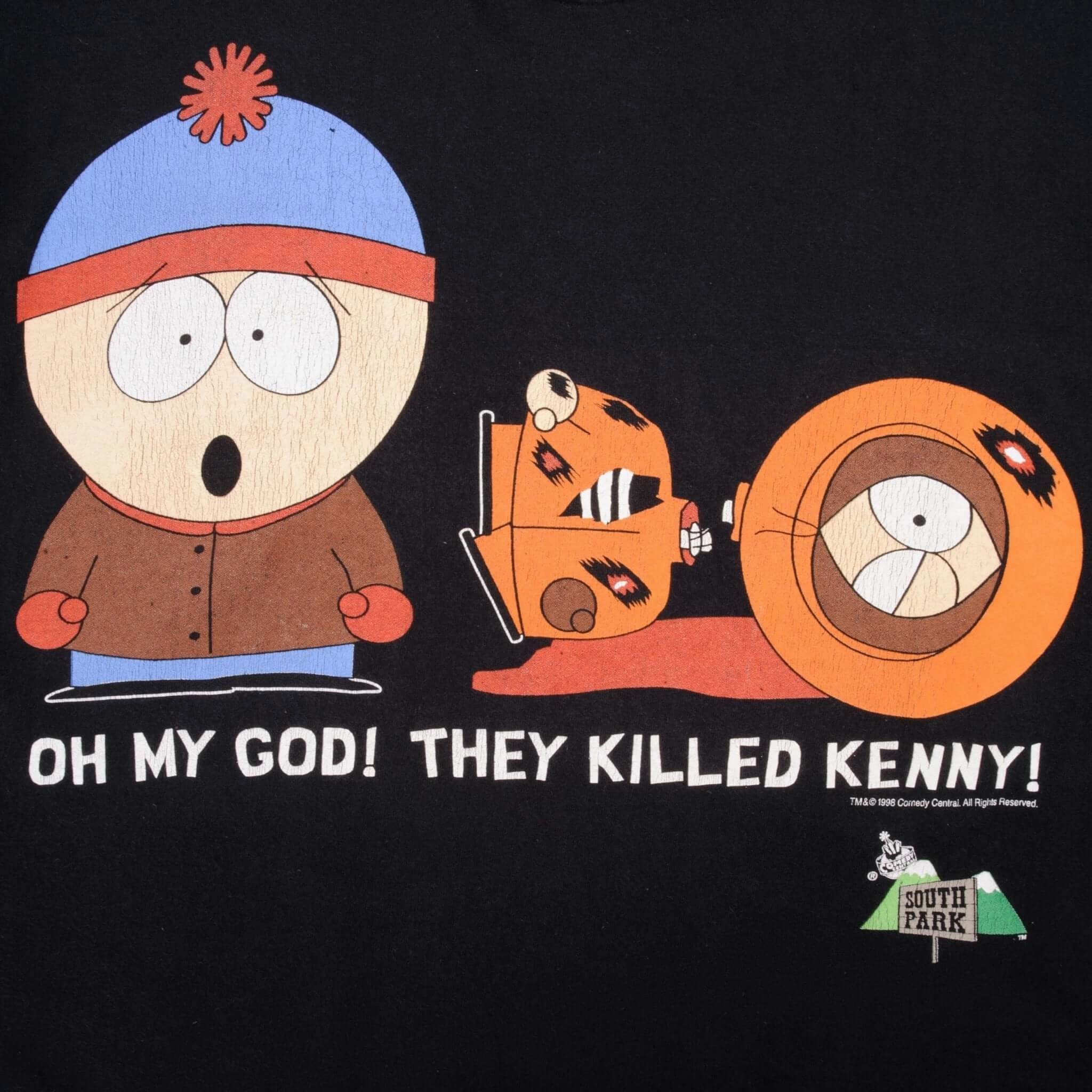VINTAGE SOUTH PARK TEE SHIRT 1998 SIZE XL