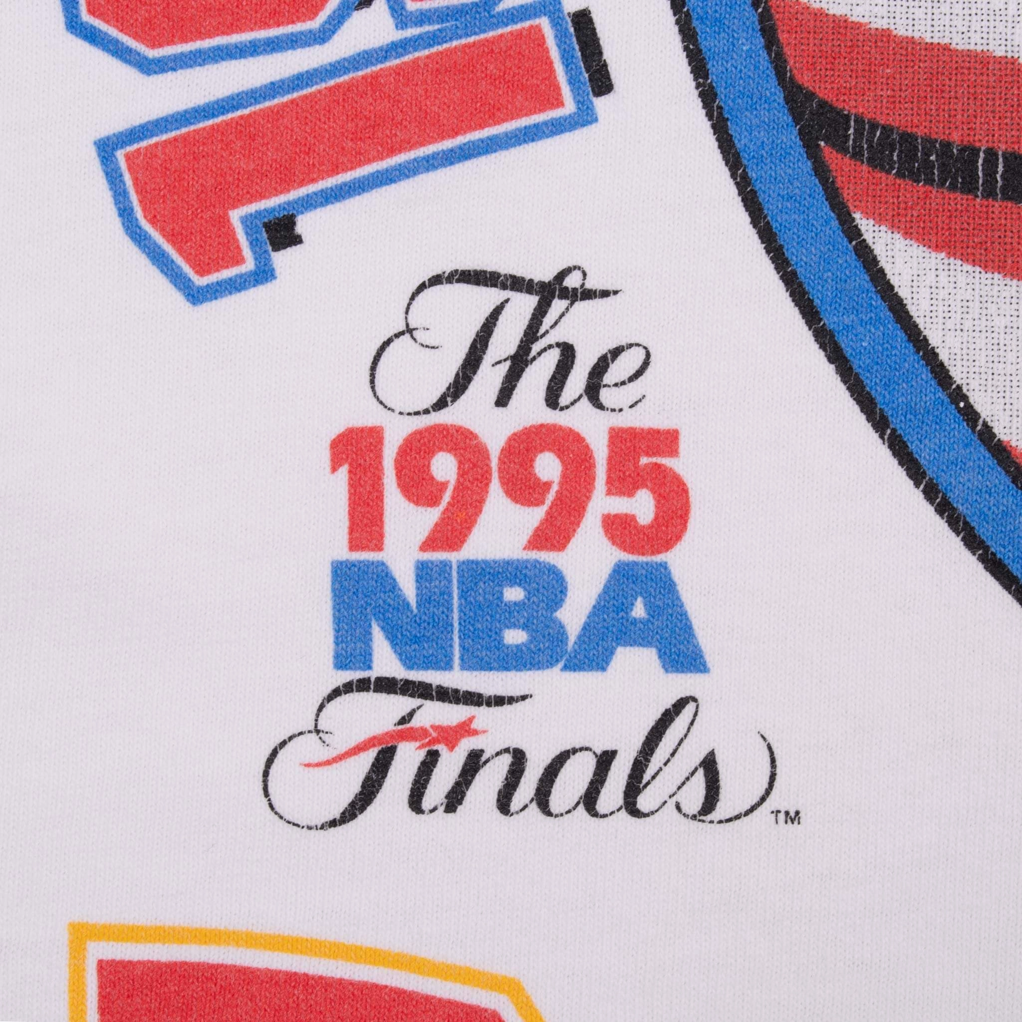 VINTAGE STARTER NBA HOUSTON ROCKETS 1995 TEE SHIRT MEDIUM MADE IN USA