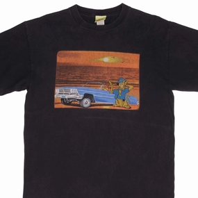 VINTAGE SUNSET SCOOBY-DOO TEE SHIRT 1999 SIZE LARGE