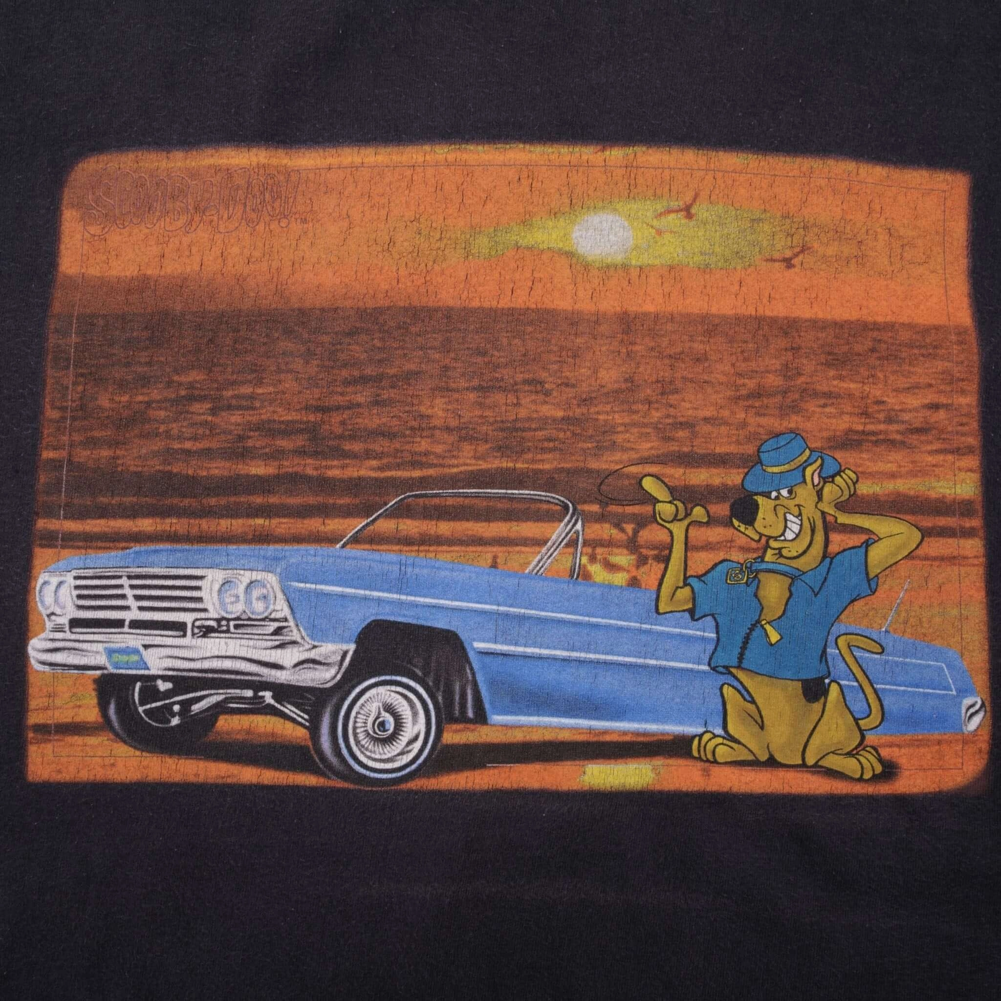 VINTAGE SUNSET SCOOBY-DOO TEE SHIRT 1999 SIZE LARGE