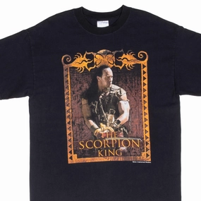 VINTAGE THE SCORPION KING 2002 MOVIE TEE SHIRT SIZE LARGE