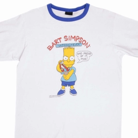 VINTAGE THE SIMPSONS BART TEE SHIRT 1989 SIZE LARGE MADE IN USA