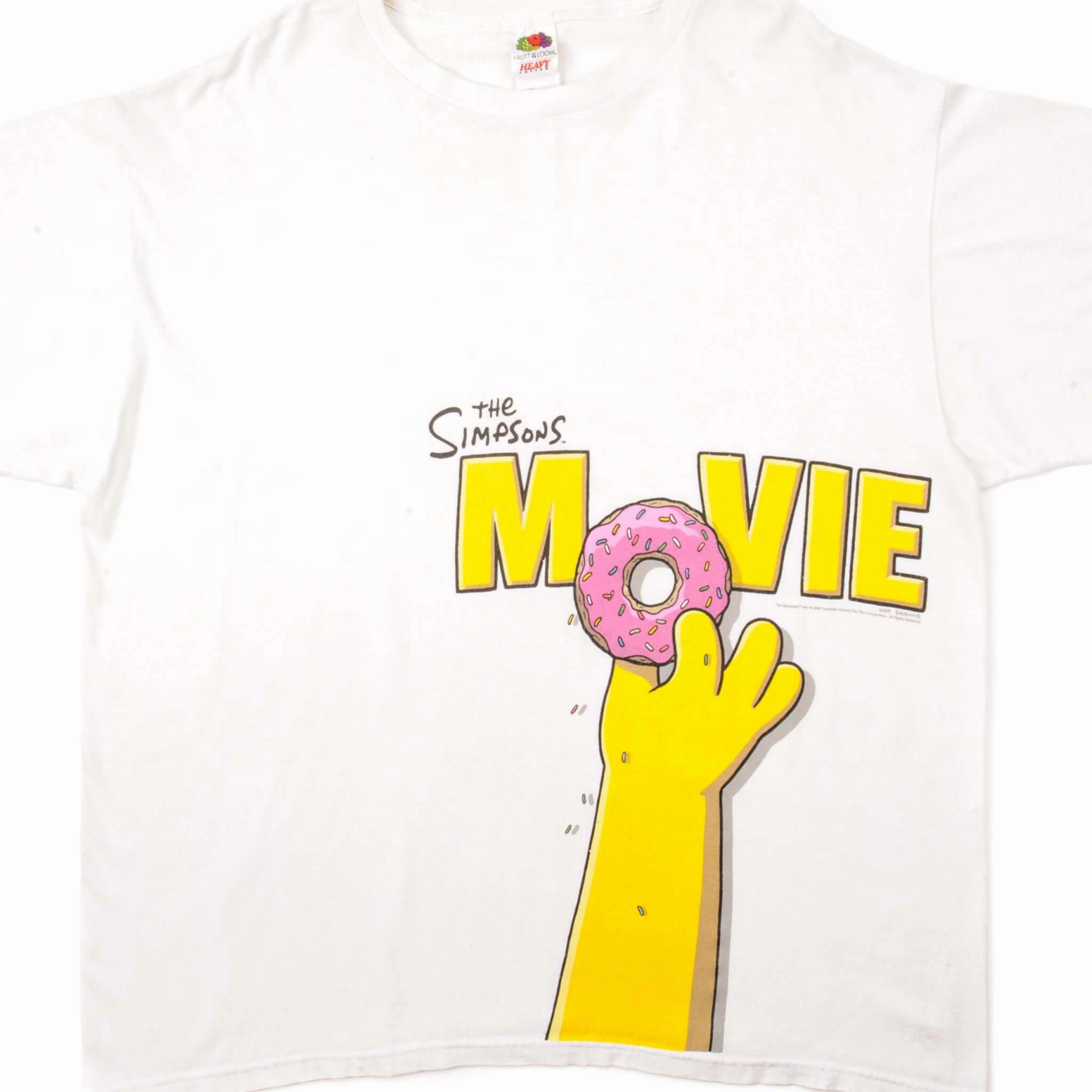 VINTAGE THE SIMPSONS MOVIE TEE SHIRT SIZE 2XL