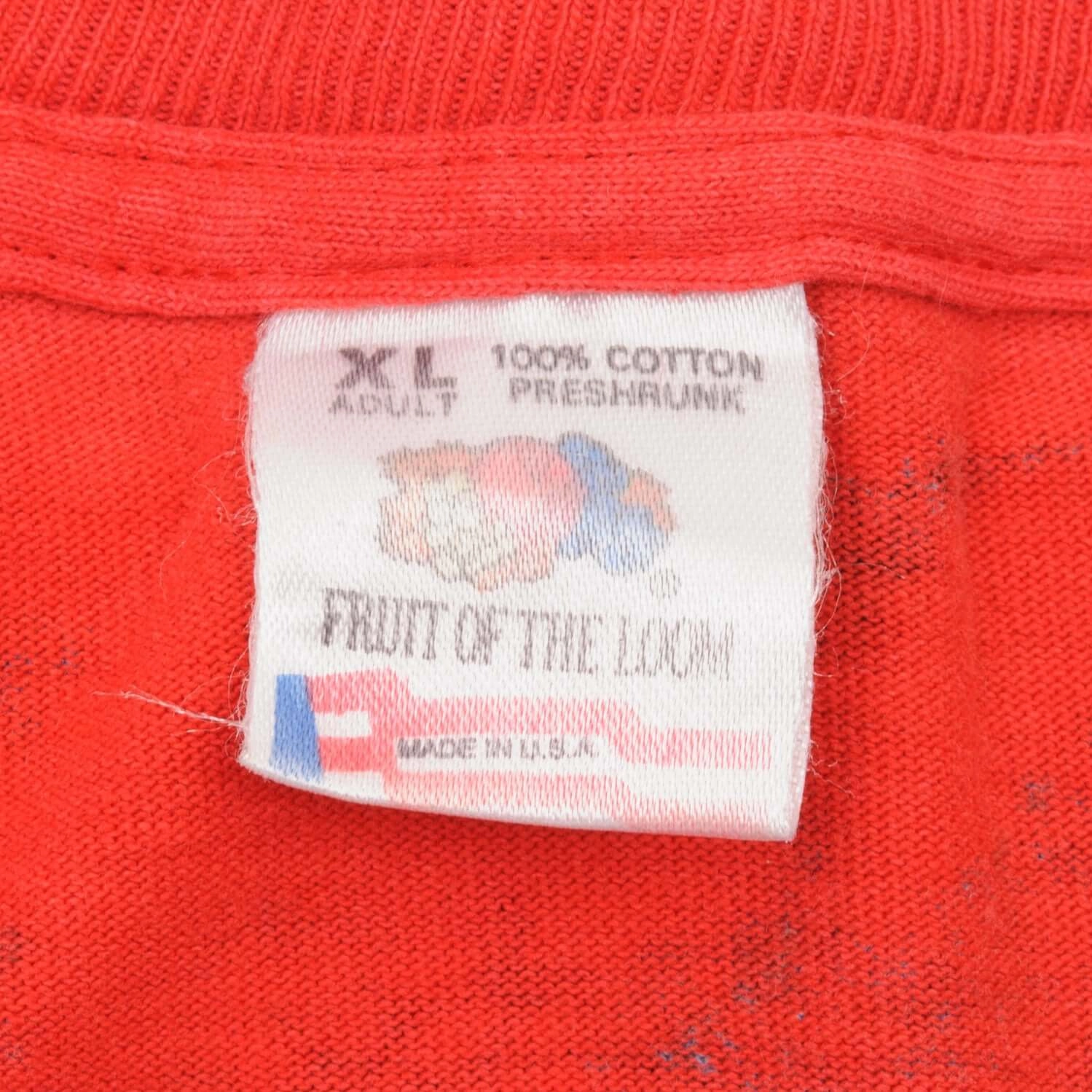 VINTAGE TIE DYE NFL KANSAS CITY CHIEFS TEE SHIRT 1990S SIZE XL MADE IN USA