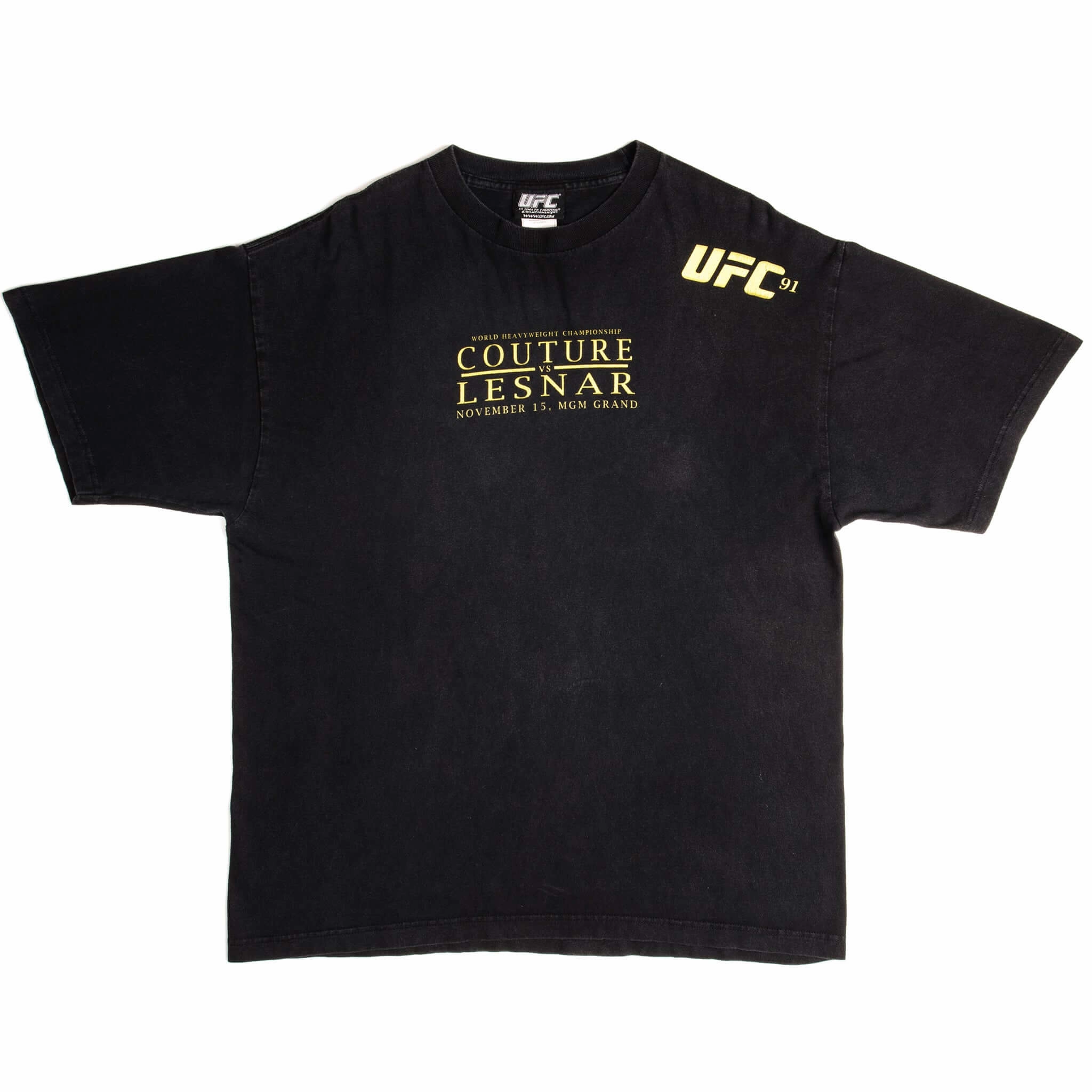 VINTAGE UFC COUTURE VS LESNAR TEE SHIRT 2008 SIZE XL