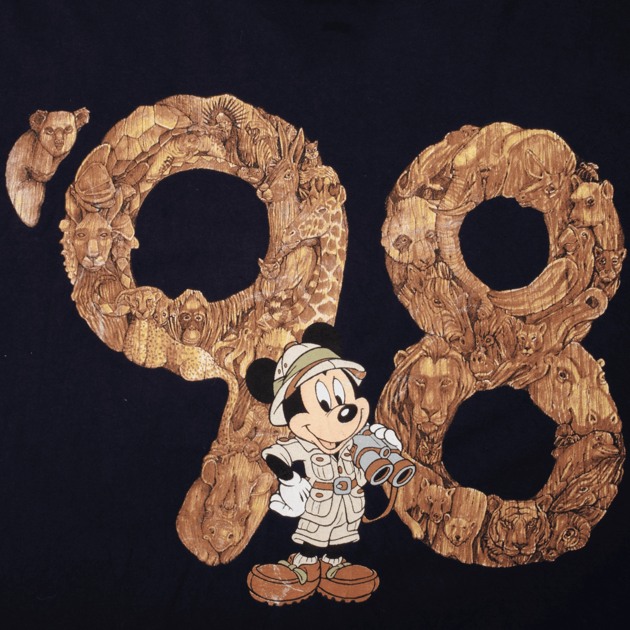 VINTAGE WALT DISNEY WORLD ANIMAL KINGDOM TEE SHIRT 1998 XL MADE USA