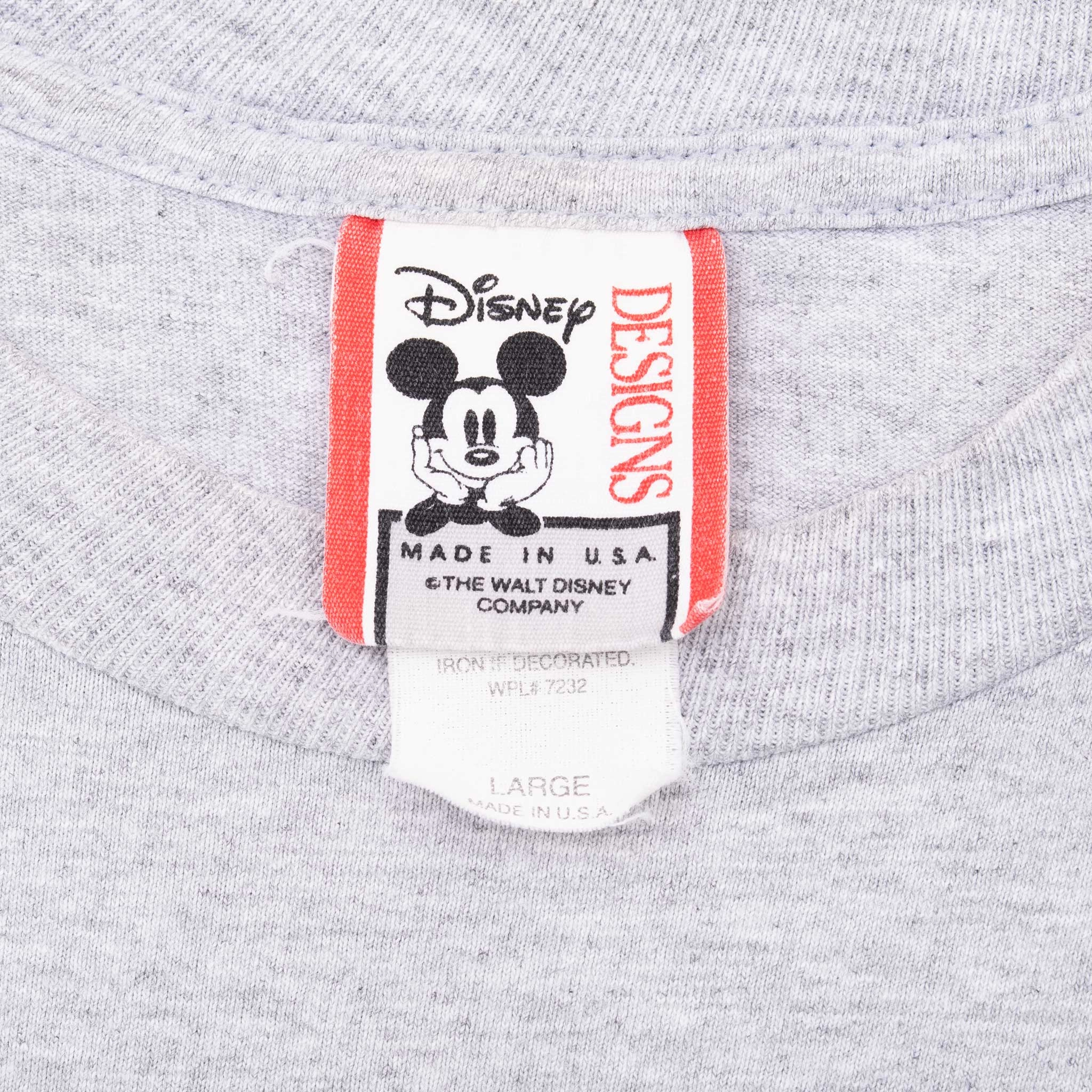 VINTAGE WALT DISNEY WORLD MICKEY MOUSE 25TH ANNIVERSARY TEE SHIRT 1990S LARGE