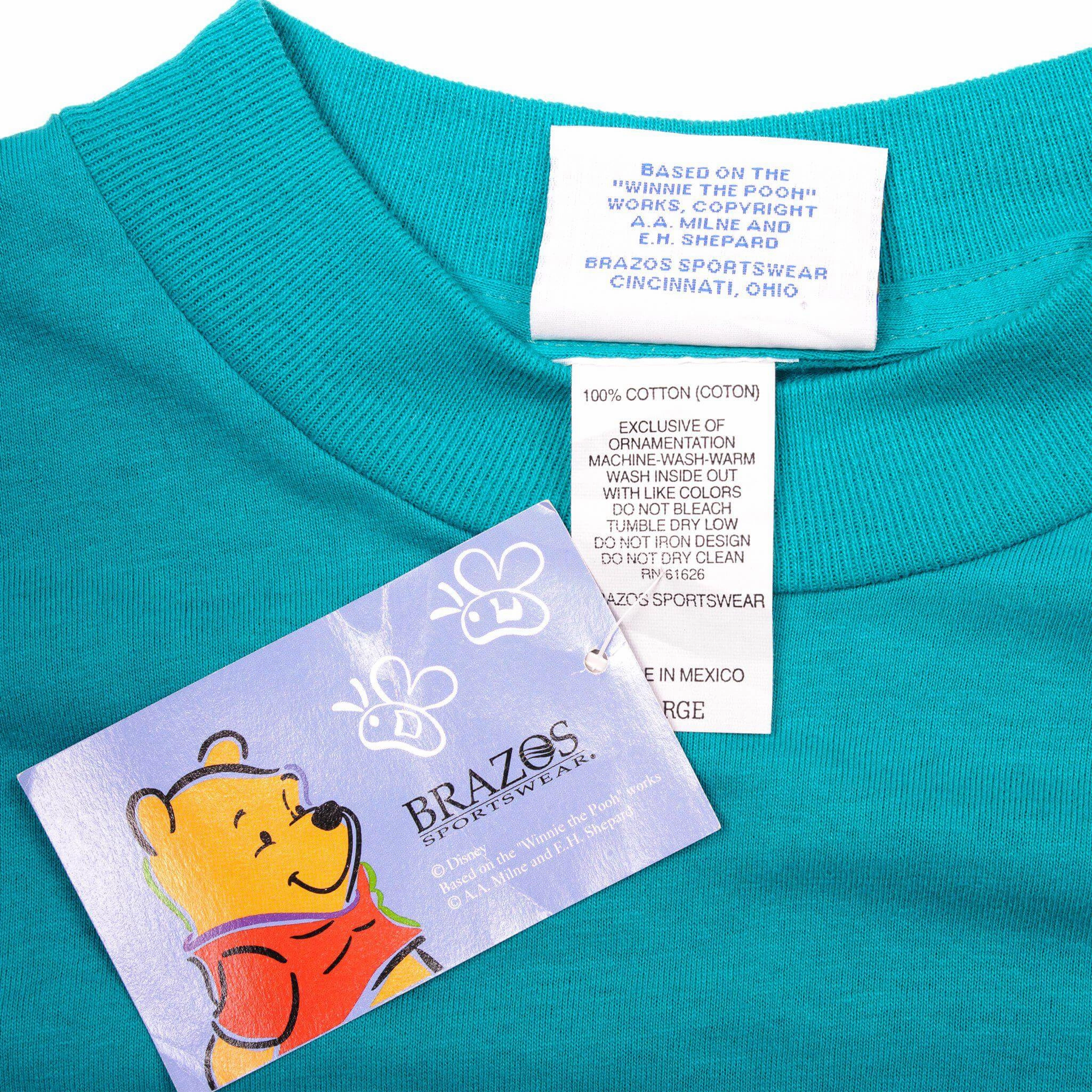 VINTAGE WINNIE THE POOH TEE SHIRT SIZE LARGE DEADSTOCK