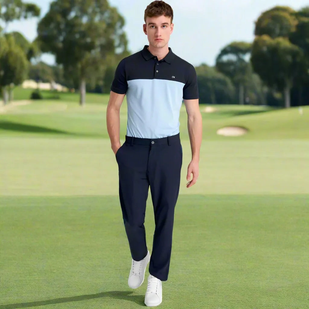 Engineered for Speed Performance Unleashed Calvin Klein Colour Block Polo Shirt - Navy/Blue