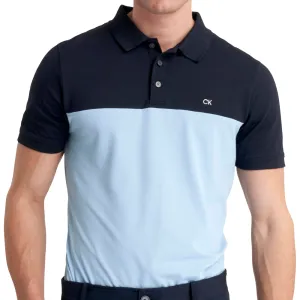 All Saints' Day Sale Calvin Klein Colour Block Polo Shirt - Navy/Blue