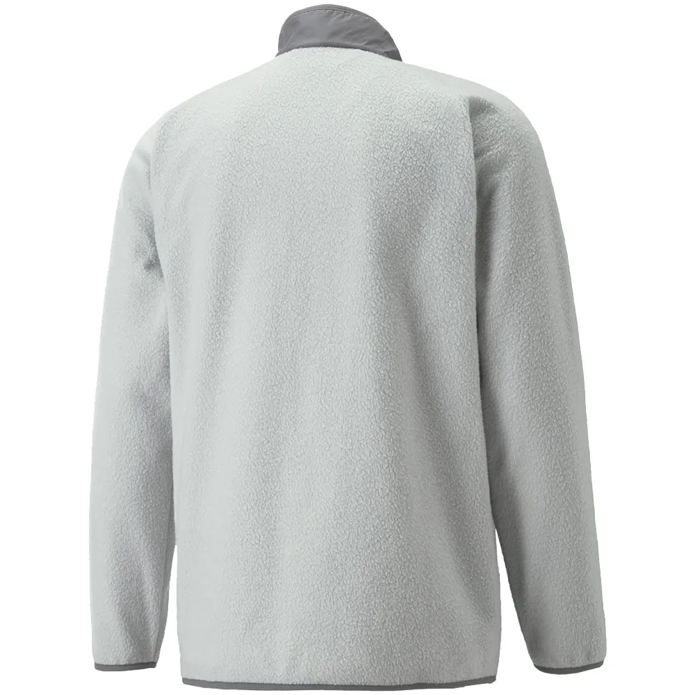 Not for the Ordinary Puma Sherpa 1/4 Zip Pullover - High Rise/Quiet Shade
