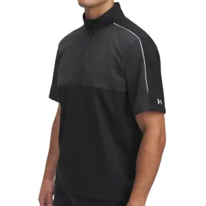 Move Beyond Ordinary Winter Sale Under Armour Drive Wind Short Sleeve 1/4 Zip - Black/Anthracite/White