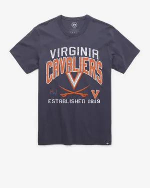VIRGINIA CAVALIERS TURNED UP '47 FRANKLIN TEE