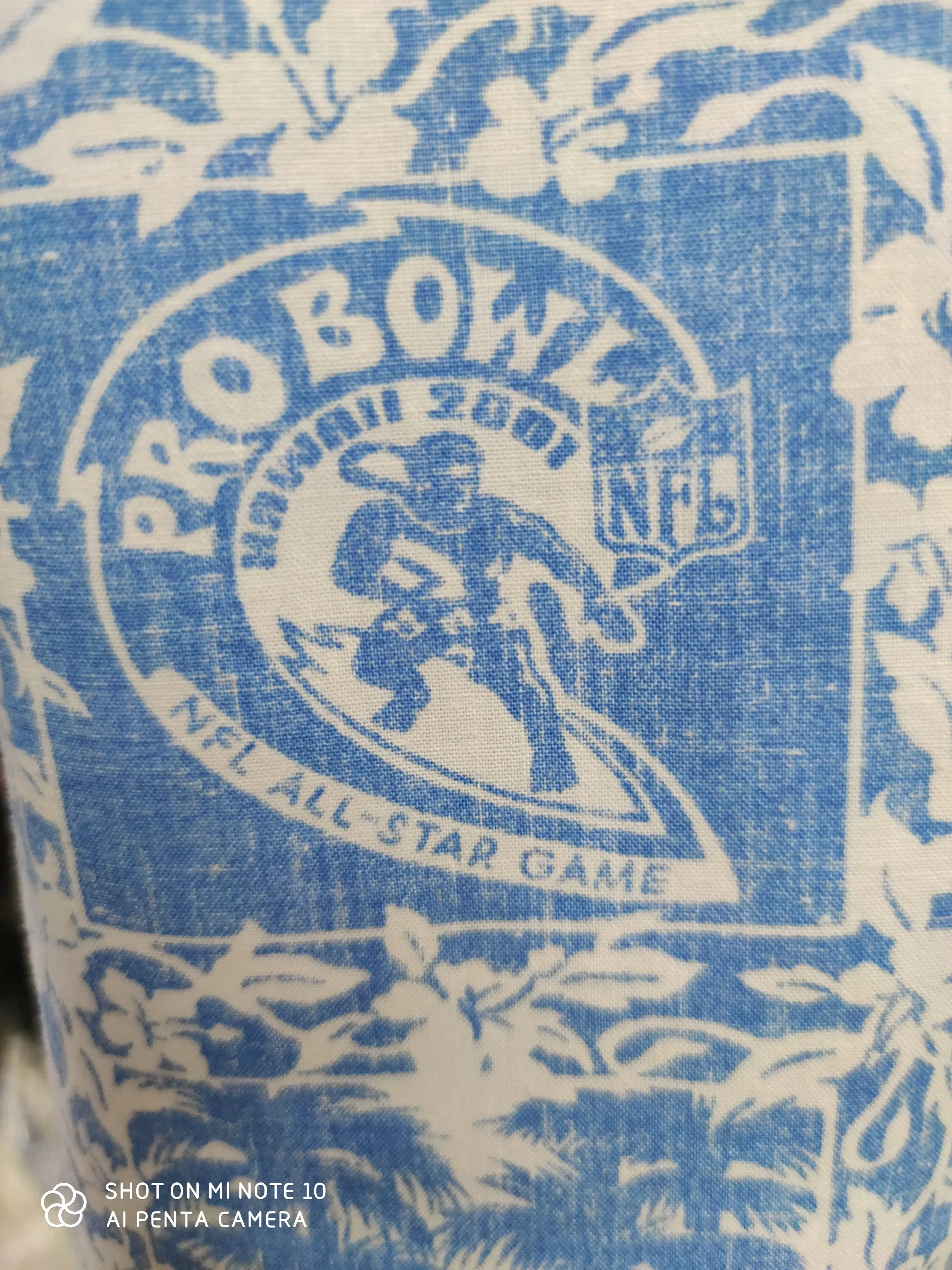 Vtg '01 PRO BOWL All Star Game NFL Reyn Spooner Hawaiian Shirt L