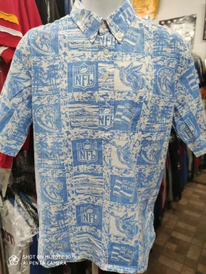 Vtg '01 PRO BOWL All Star Game NFL Reyn Spooner Hawaiian Shirt L