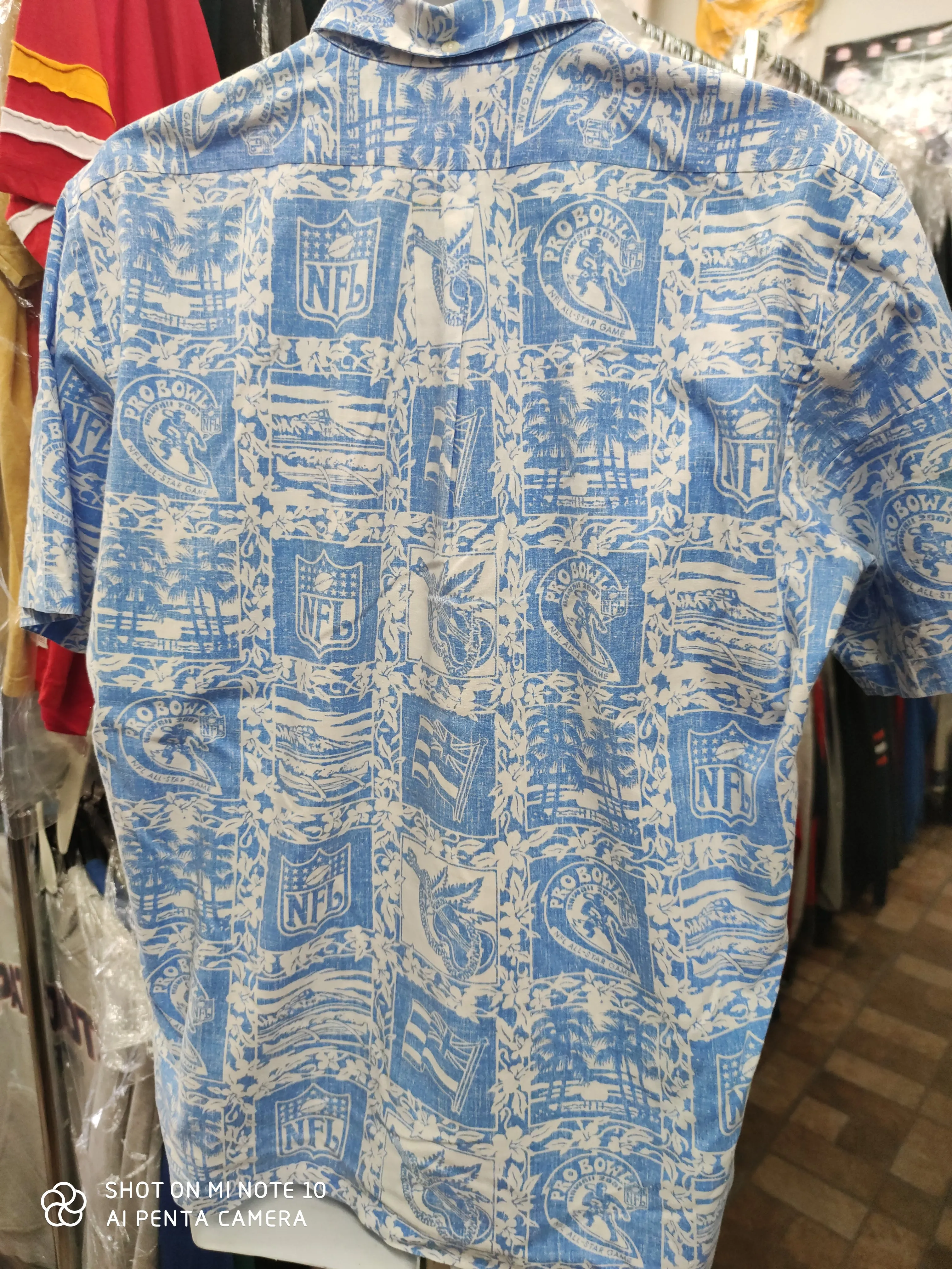 Vtg '01 PRO BOWL All Star Game NFL Reyn Spooner Hawaiian Shirt L