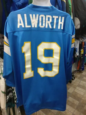Vtg #19 LANCE ALWORTH San Diego Chargers NFL Mitchell & Ness Jersey 52