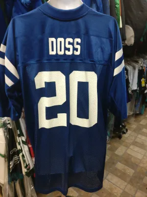 Vtg #20 MIKE DOSS Indianapolis Colts NFL Reebok Jersey XL (Deadstock)