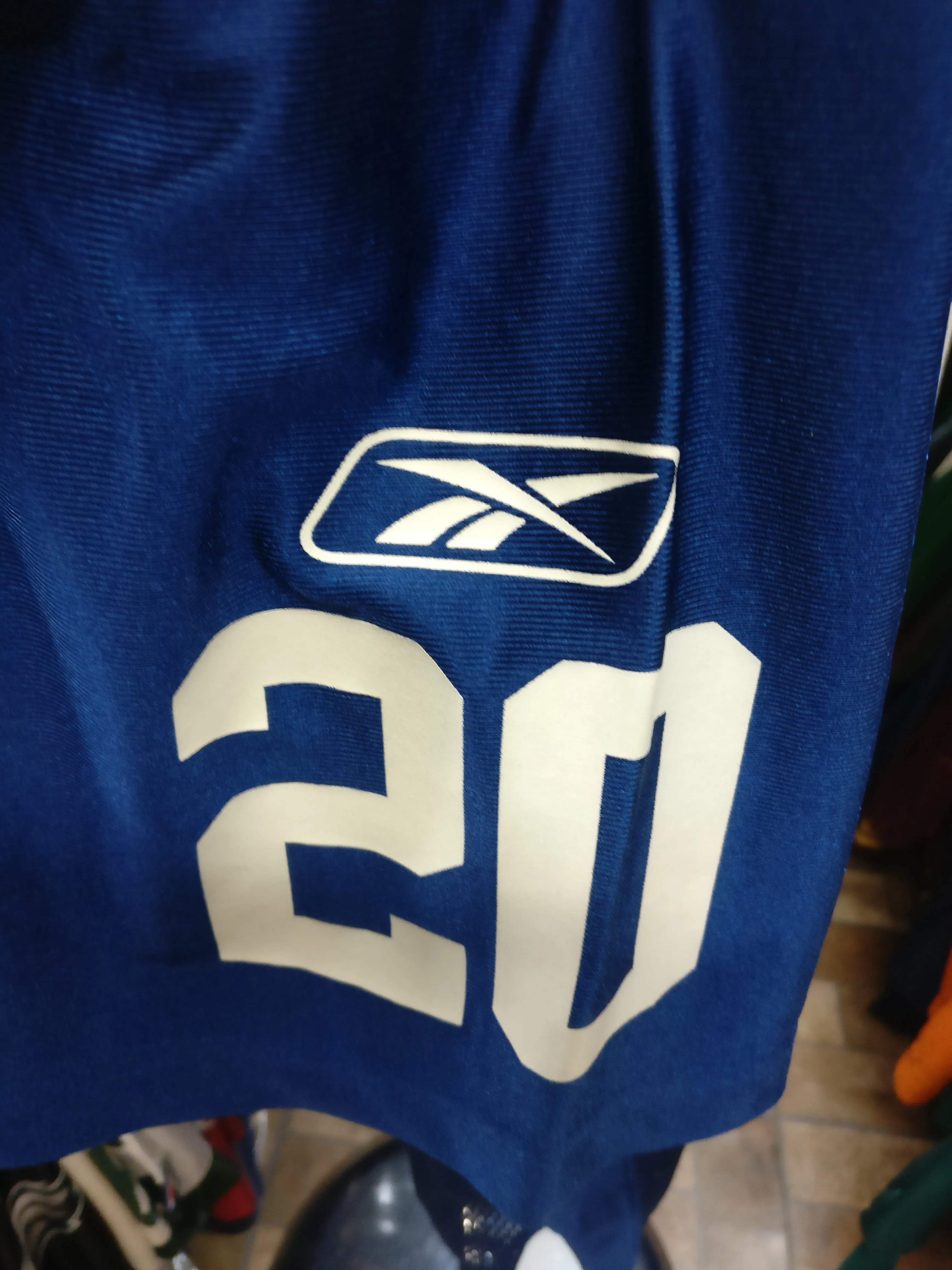 Vtg #20 MIKE DOSS Indianapolis Colts NFL Reebok Jersey XL (Deadstock)