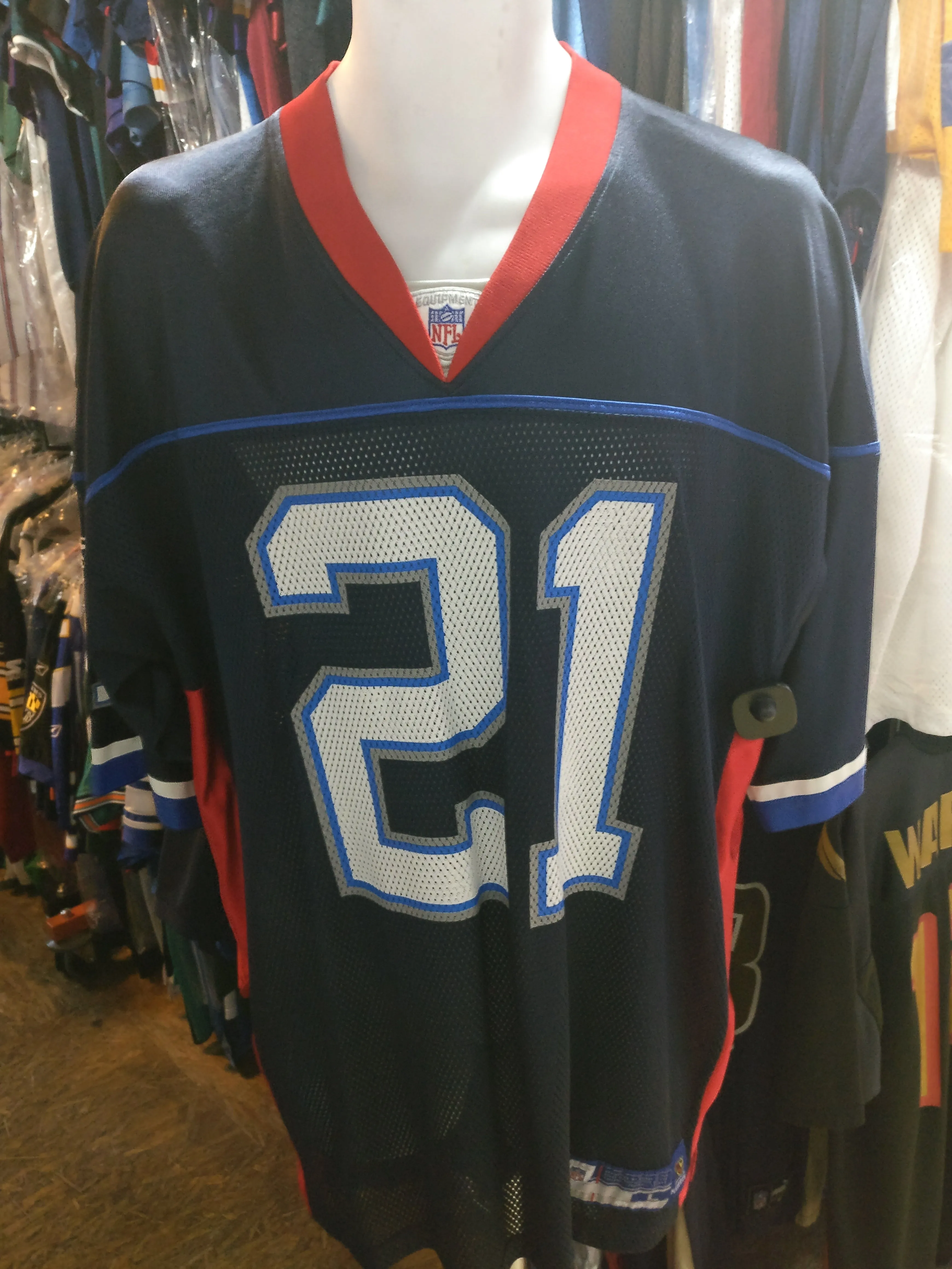 Vtg #21 WILLIS McGAHEE Buffalo Bills NFL Reebok Jersey L (Deadstock)