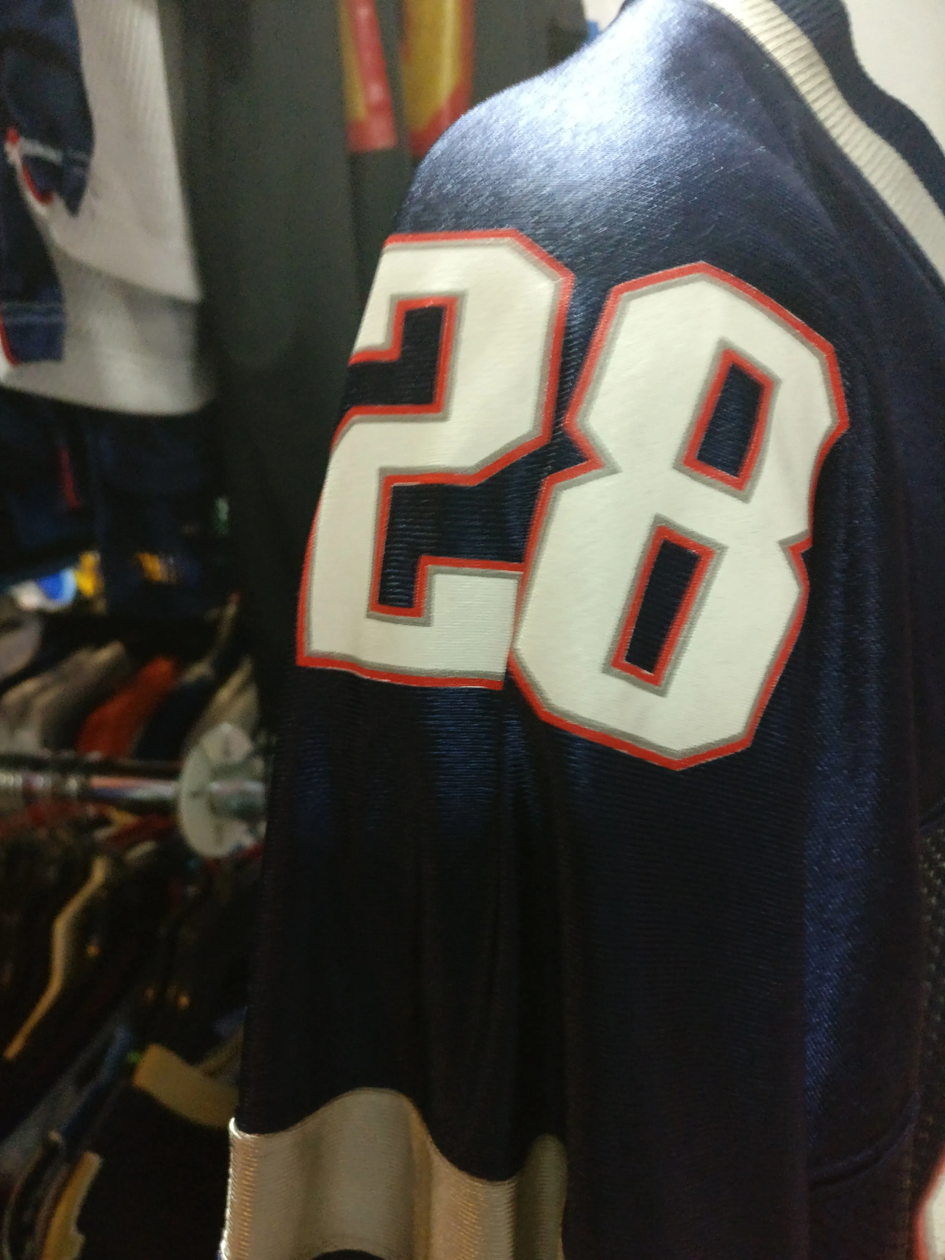Vtg #28 COREY DILLON NE Patriots NFL Reebok Jersey 2XL (Deadstock)