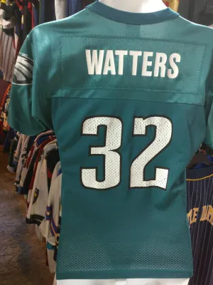 Vtg #32 RICKY WATTERS Philadelphia Eagles NFL Champion Jersey 10-12
