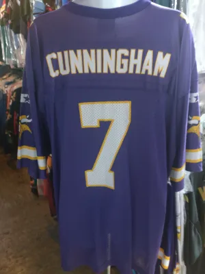 Vtg #7 RANDELL CUNNINGHAM Minnesota Vikings NFL Starter Jersey 54/2XL