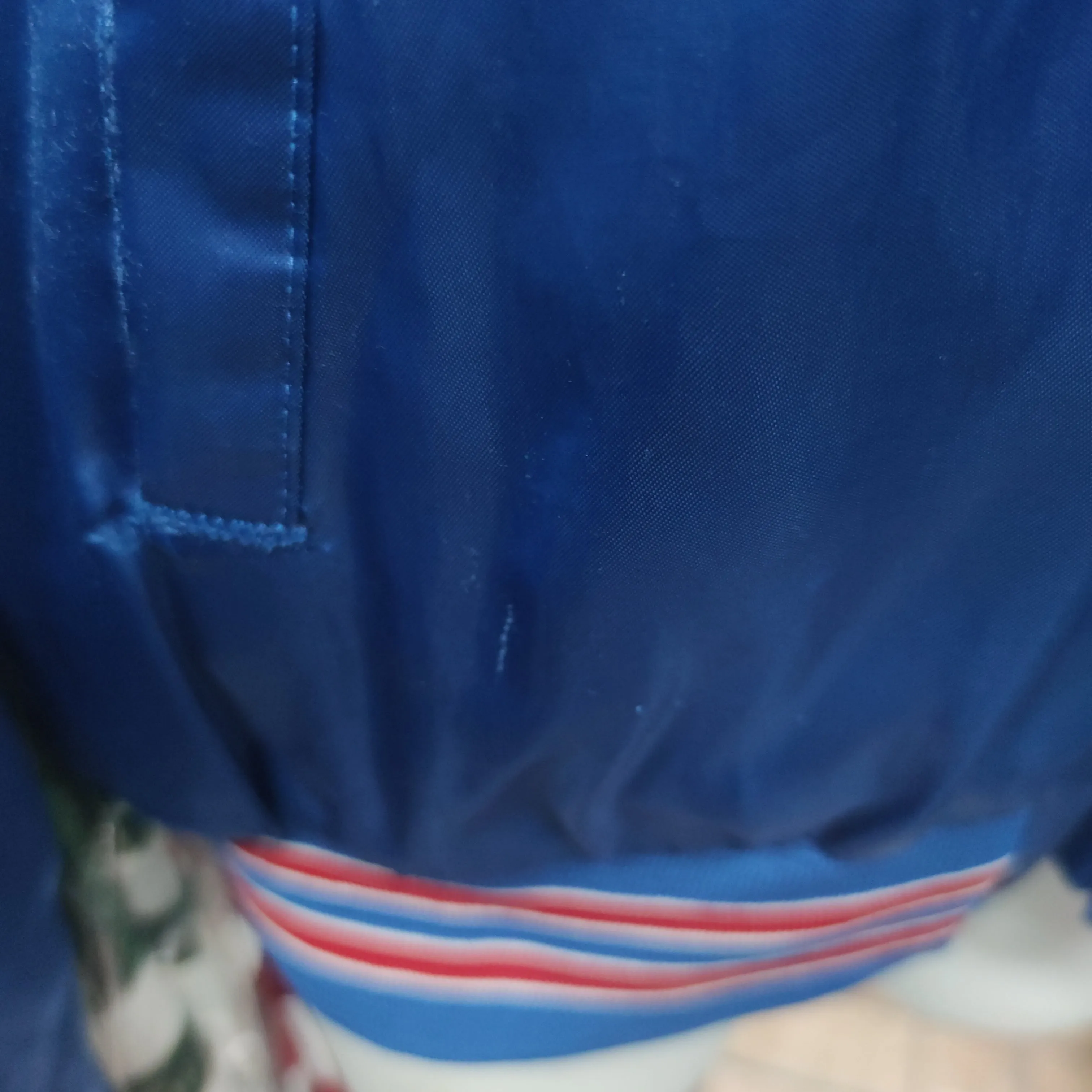 Vtg 80s BUFFALO BILLS NFL Back Embroidery Chalk Line Nylon Jacket XL