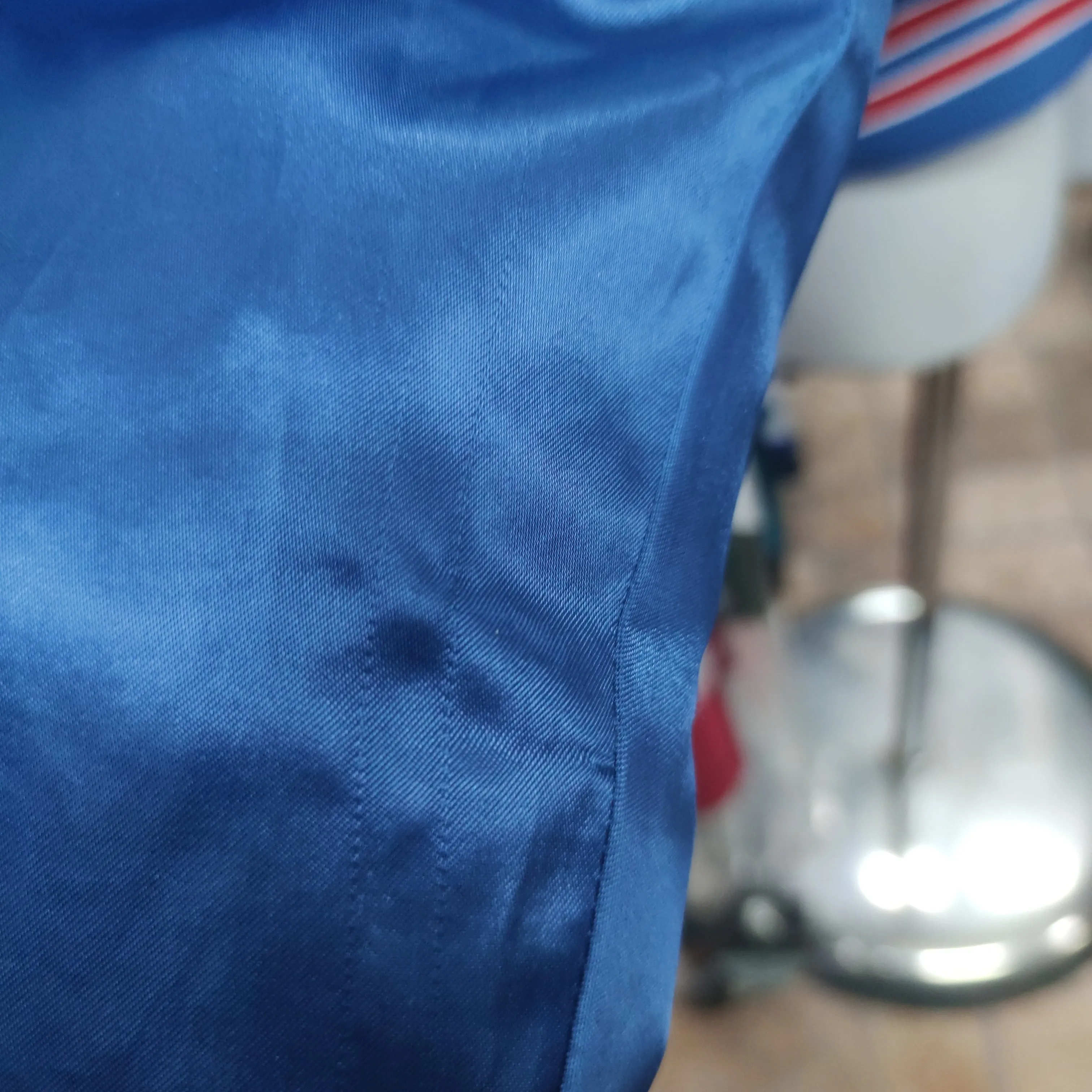 Vtg 80s BUFFALO BILLS NFL Back Embroidery Chalk Line Nylon Jacket XL