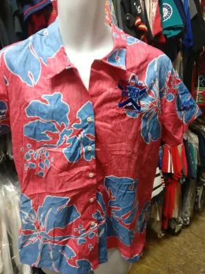 Vtg'02Women's PRO BOWL All Star Game NFL Reyn Spooner Hawaiian Shirt M