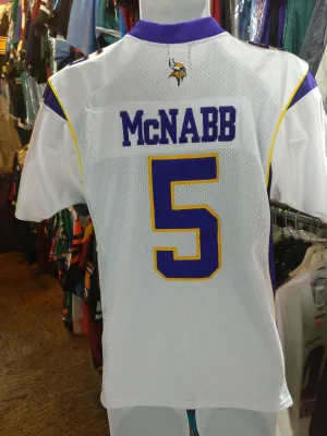 Vtg#5 DONOVAN McNABB Minnesota Vikings NFL Reebok Authentic Jersey YXL
