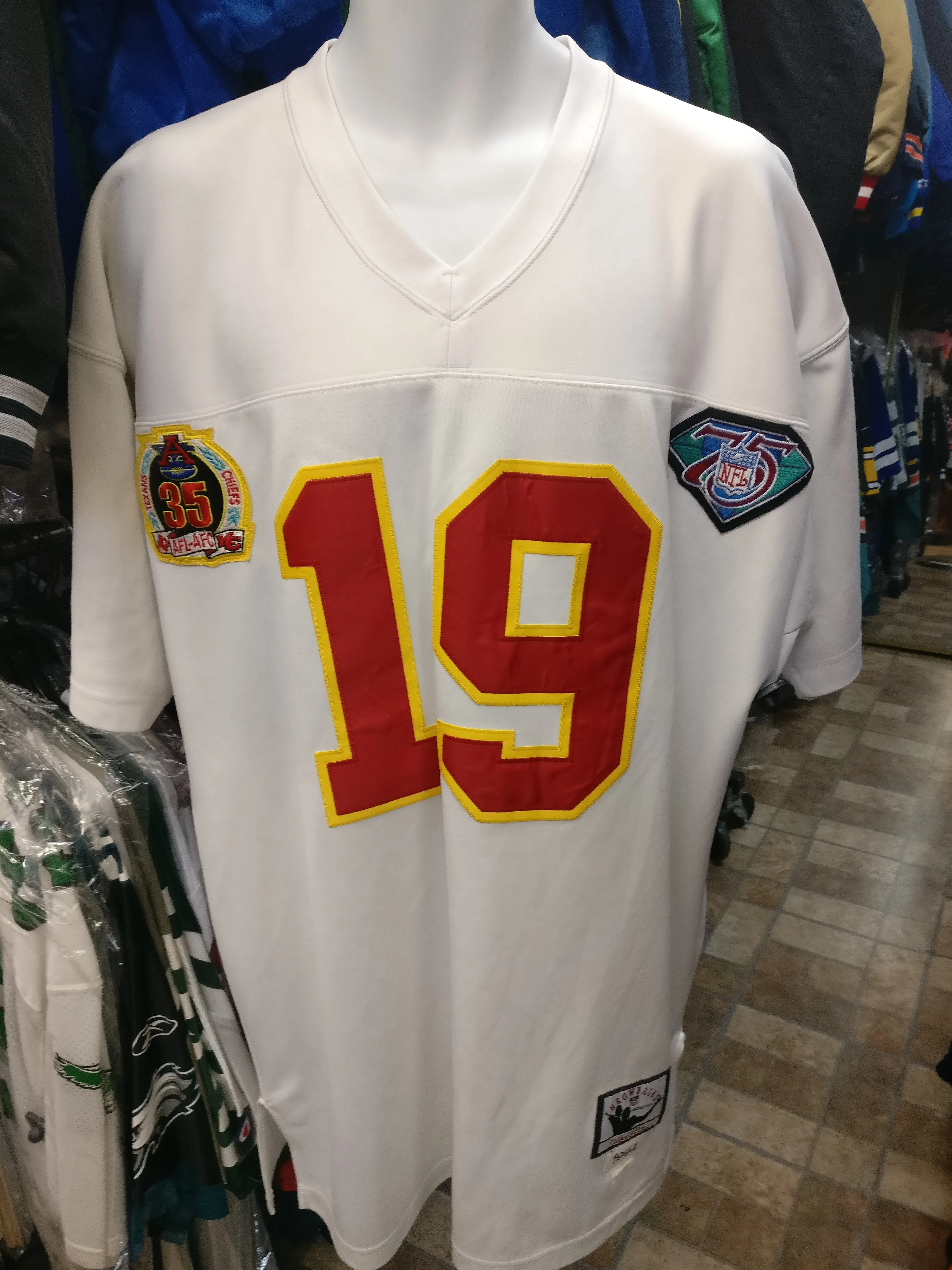 Vtg'94 #19 JOE MONTANA Kansas City Chiefs NFL Mitchell & Ness Jersey54