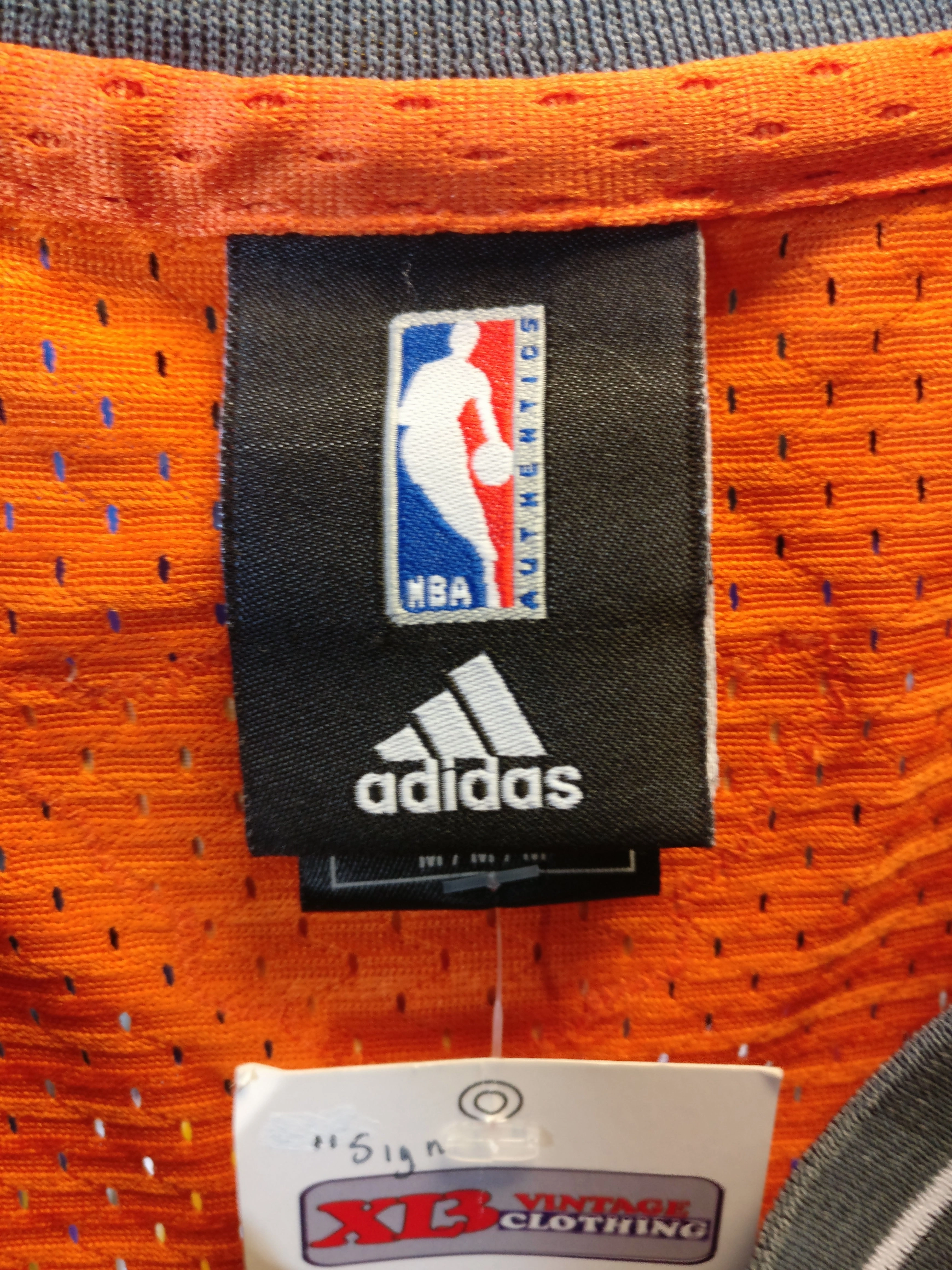 Vtg#1 AMARE STOUDEMIRE Phoenix Suns Adidas Authentic Jersey M (Signed)