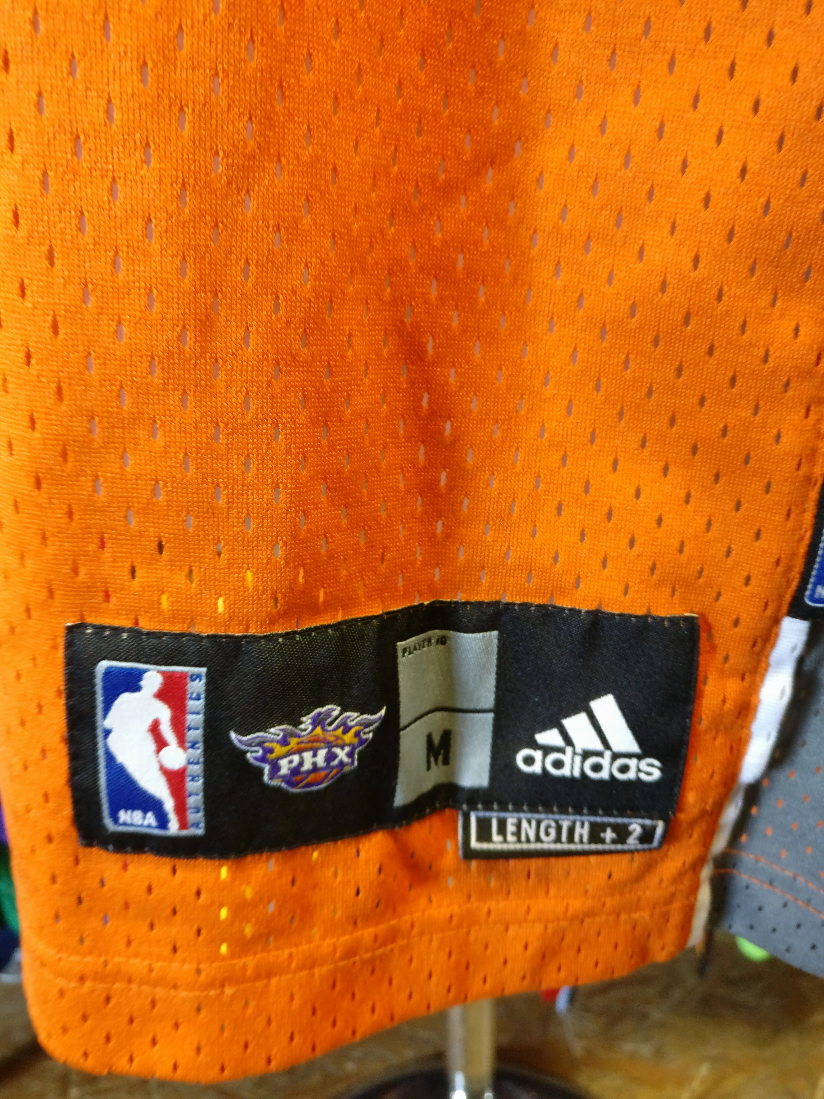 Vtg#1 AMARE STOUDEMIRE Phoenix Suns Adidas Authentic Jersey M (Signed)
