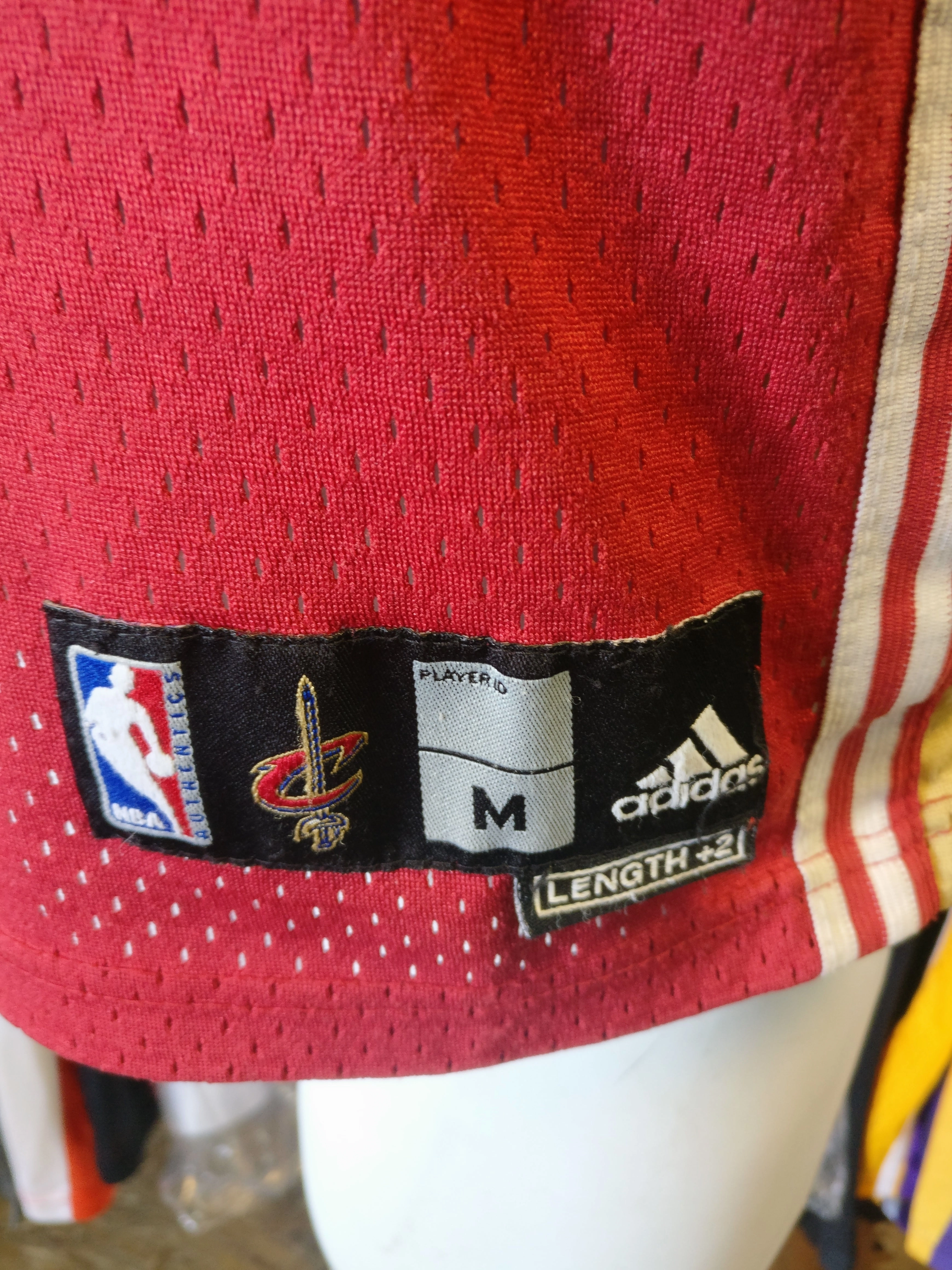 Vtg#23 LEBRON JAMES Cleveland Cavaliers NBA Adidas Authentic Jersey YM
