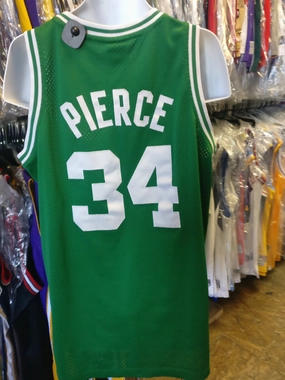 Vtg #34 PAUL PIERCE Boston Celtics NBA Reebok Authentic Jersey L