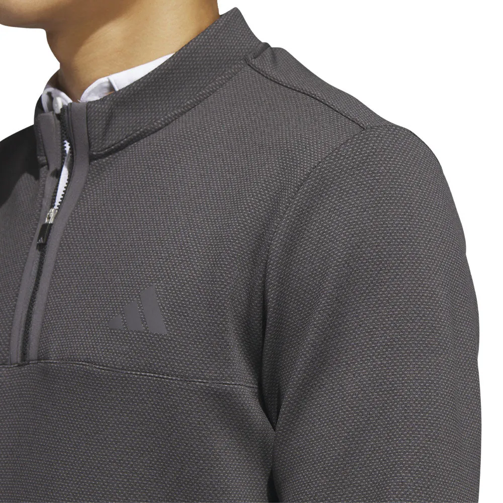 Adidas Microdot 1/4 Zip Pullover - Black/White Fearlessly You Gear Up and Go