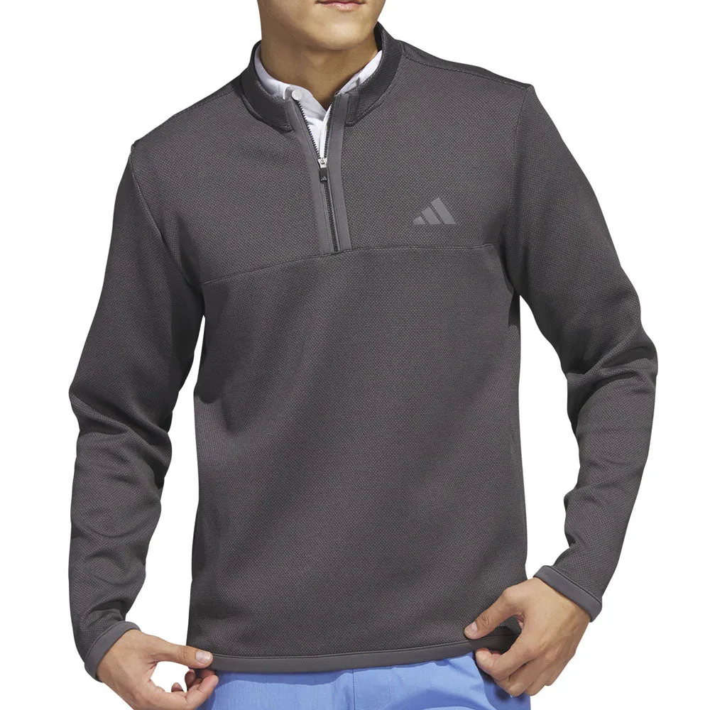 Adidas Microdot 1/4 Zip Pullover - Black/White Affordable All Saints' Day Sale