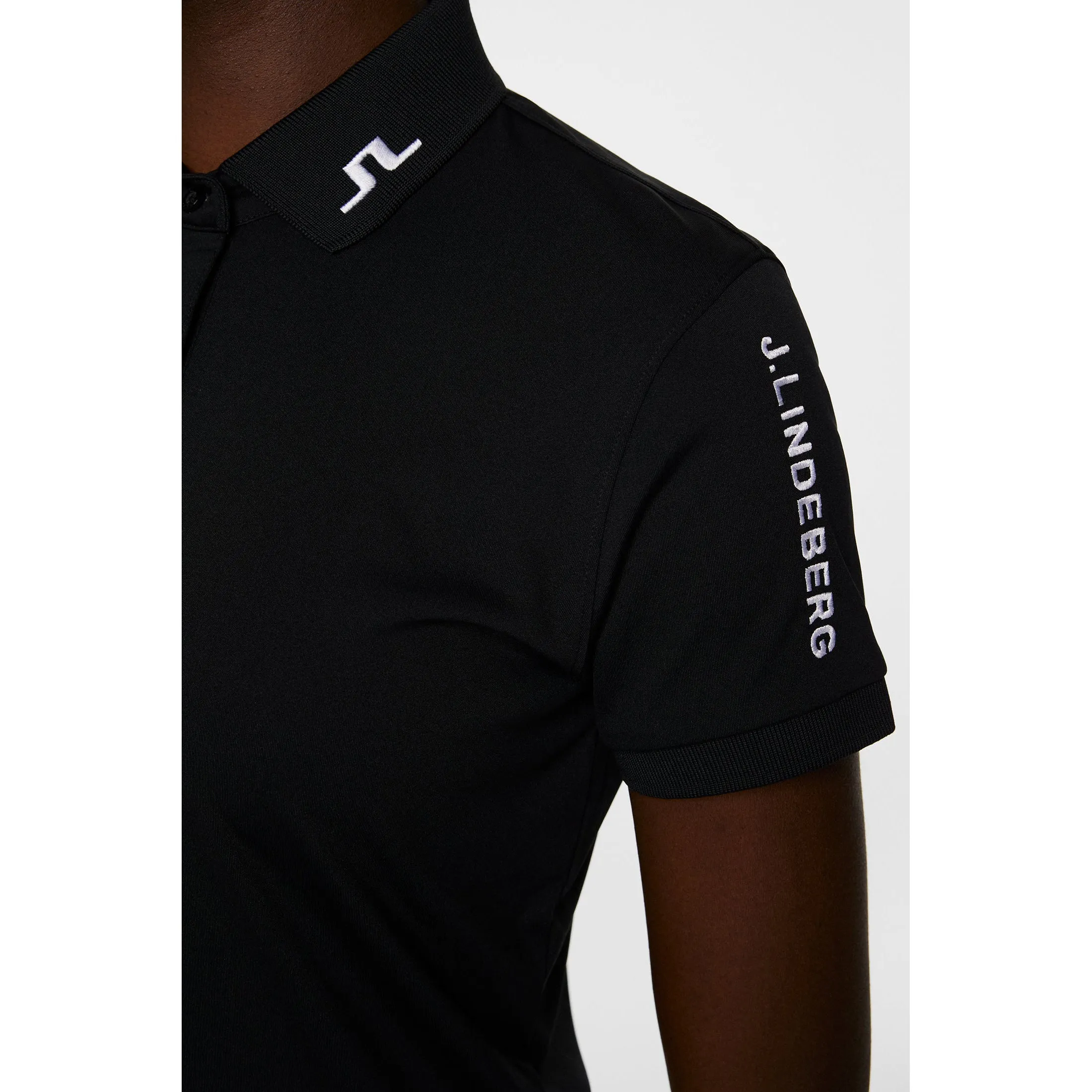 Mother's Day Sale J.Lindeberg Women'S Tour Tech Golf Polo Shirt - Black