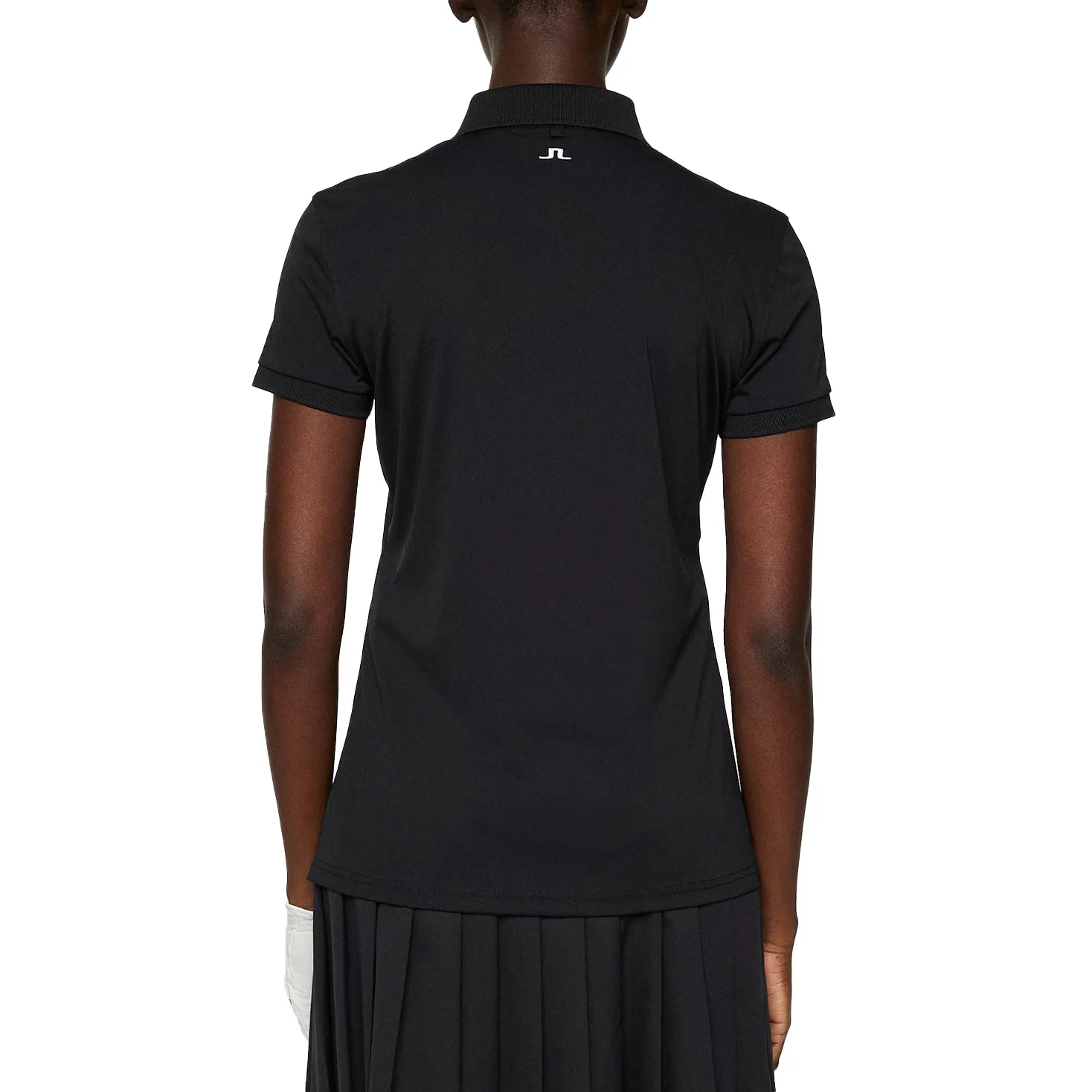 J.Lindeberg Women'S Tour Tech Golf Polo Shirt - Black No Limits, Just Style