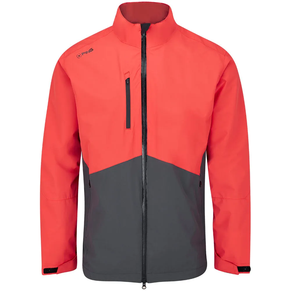 Ping Sensordry S2 Pro Waterproof Jacket - Poppy/Asphalt Walk with Purpose