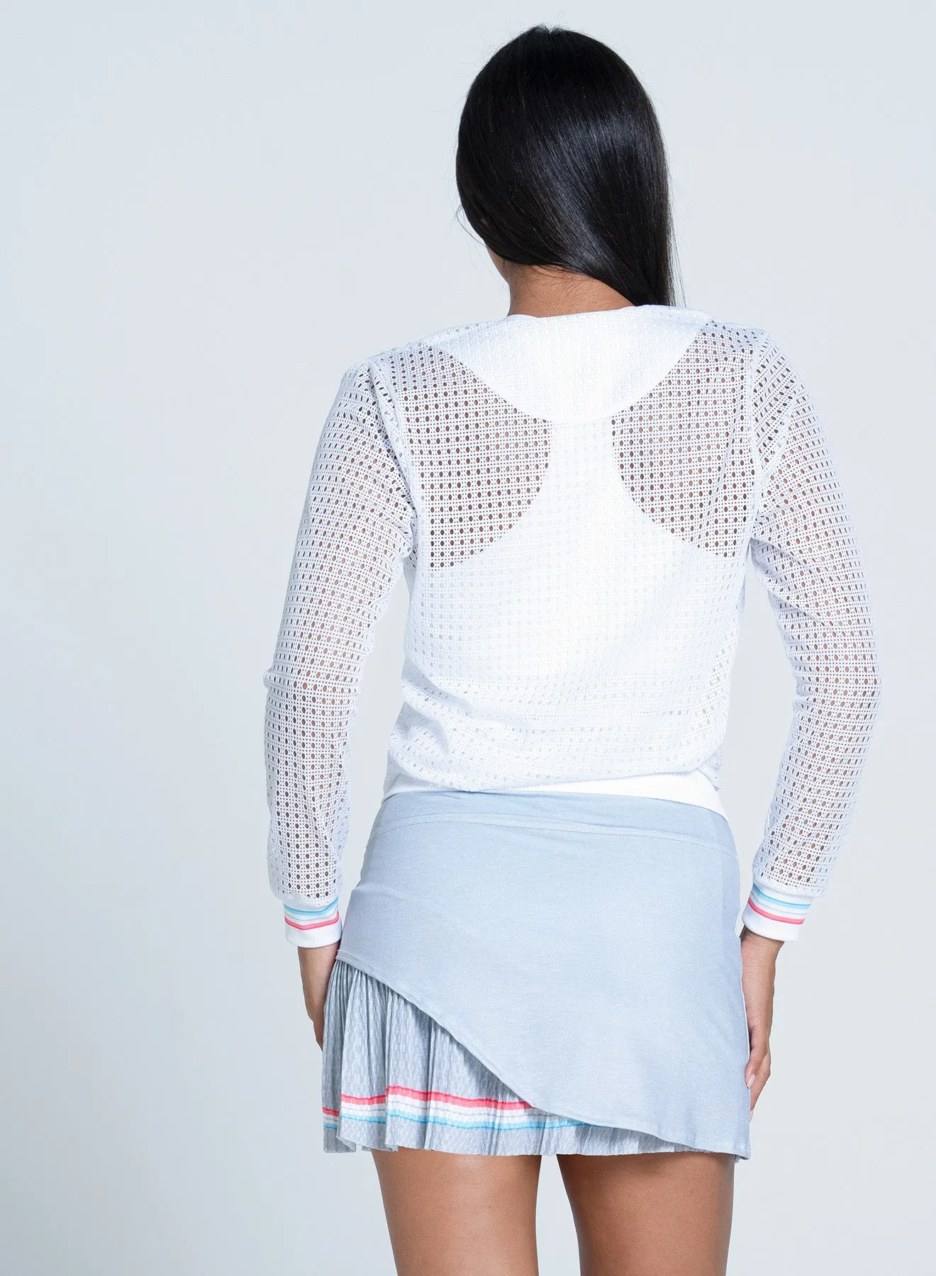 Built to Perform Steal Retro  Stripe Pullover