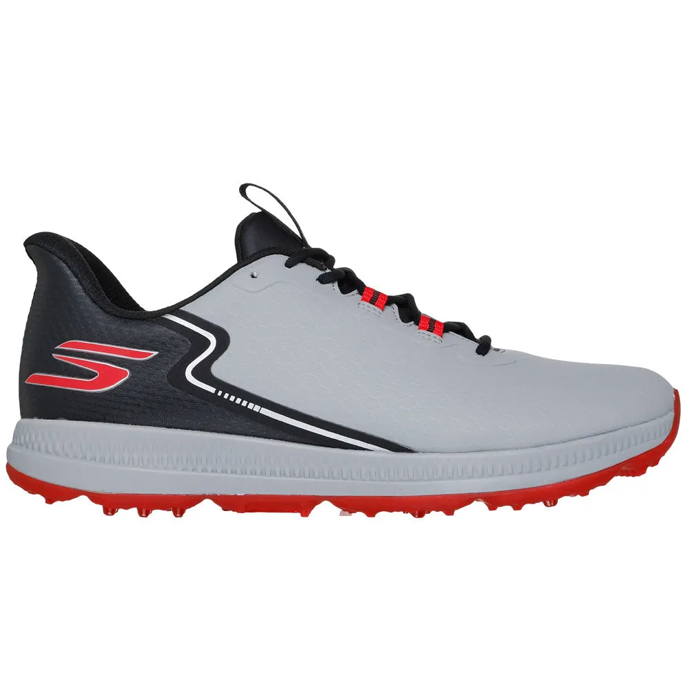 Skechers Go Golf Elite 6 Spikeless Waterproof Shoes - Charcoal Chase What Moves You Be Unstoppable