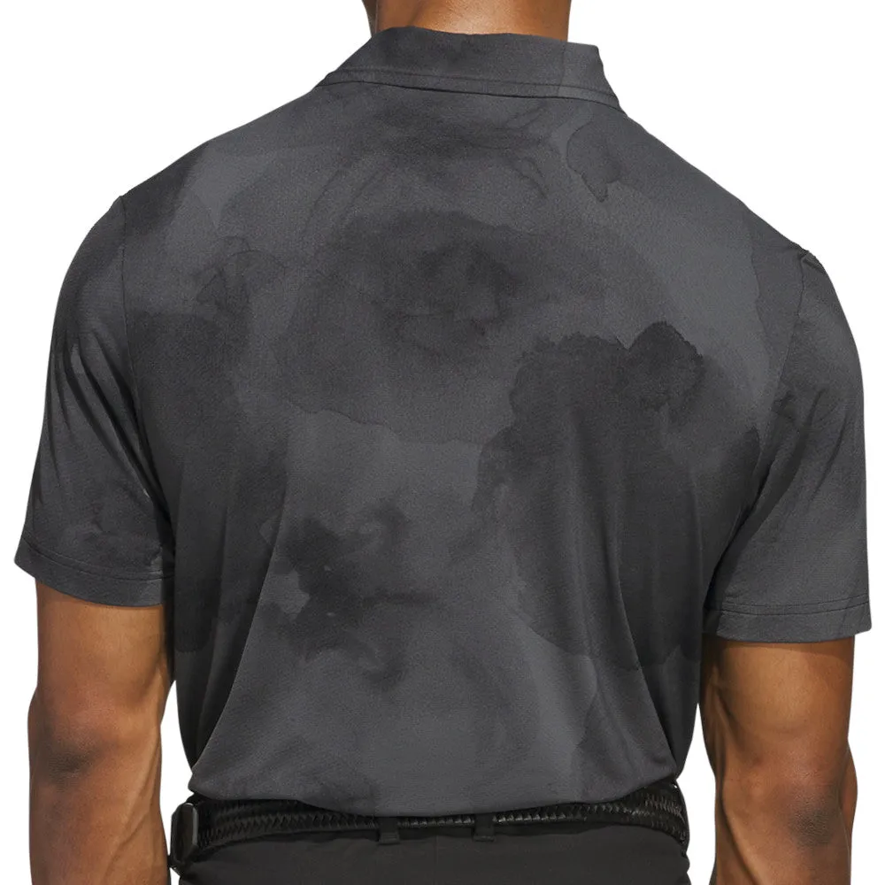 Built to Move You Adidas Ultimate365 Tour Adicool Lc Polo Shirt - Black/Grey Six
