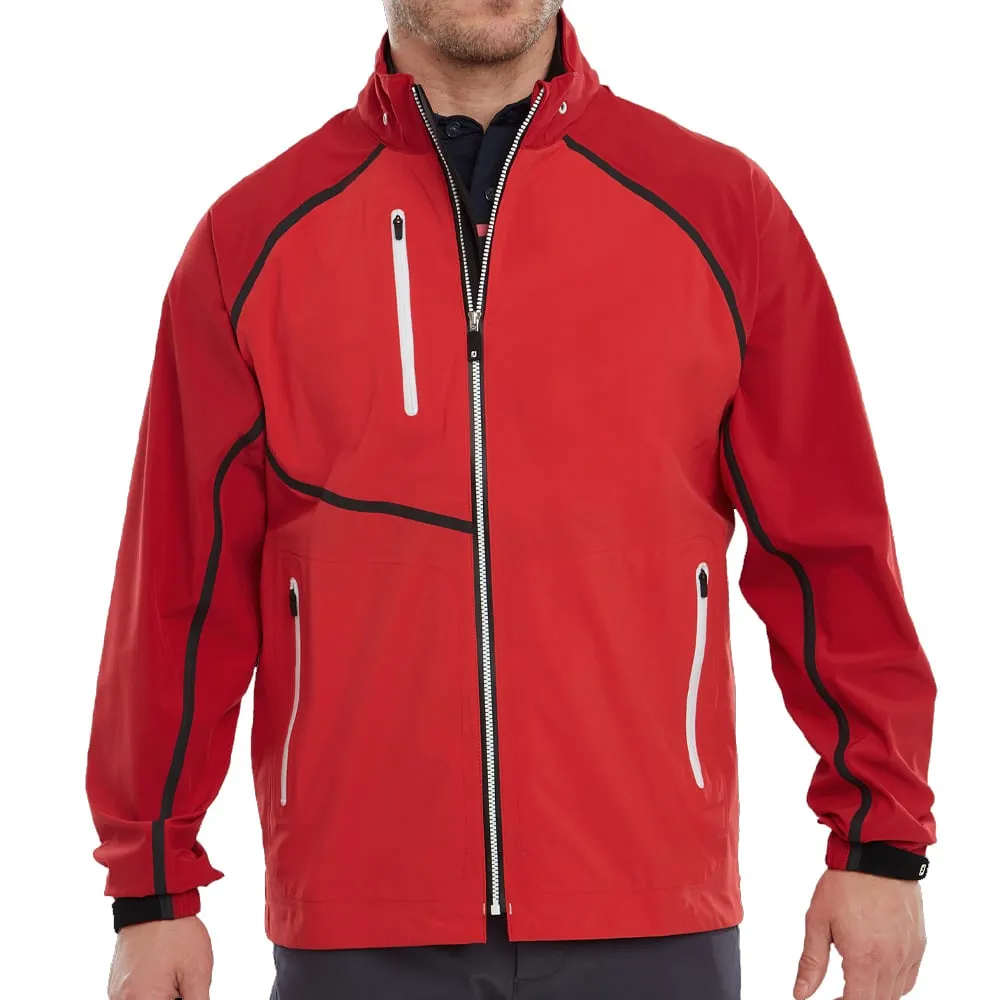 Dress from the Feet Up Built to Perform Footjoy Fj Hydrotour Waterproof Jacket - Red Tonal