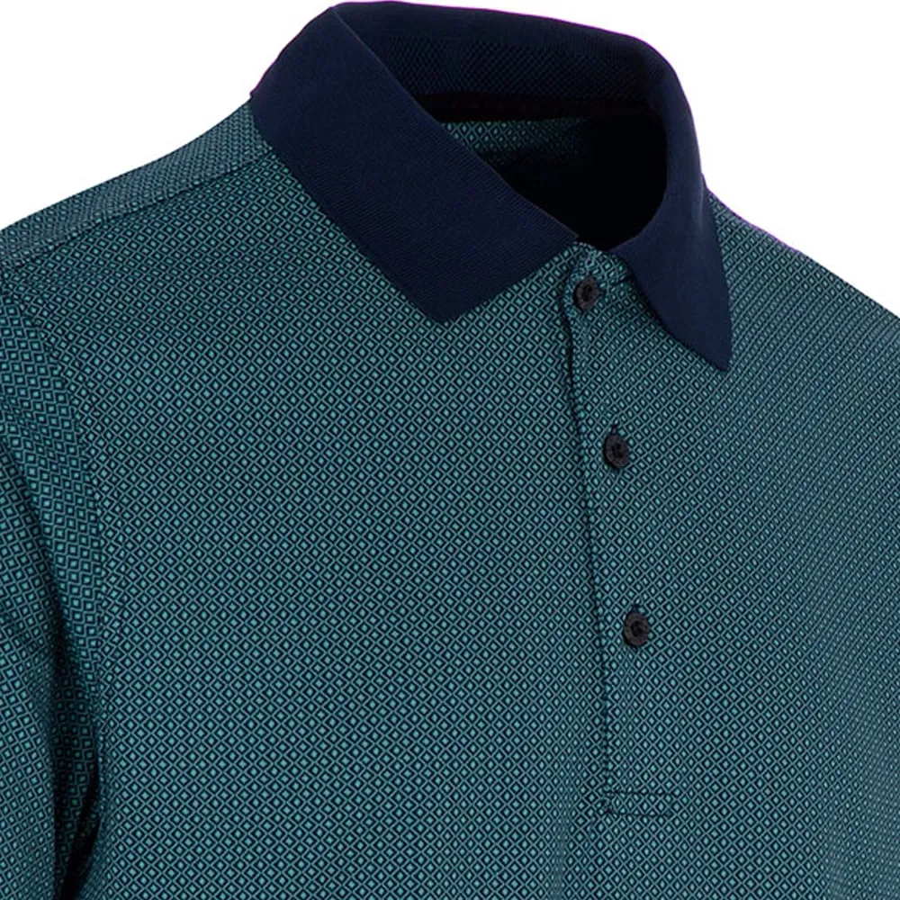 Game-Changer Footwear Proquip Pro Tech Double Jacquard Polo Shirt - Navy/Porcelain
