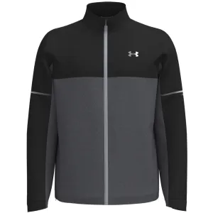 Made to Move Under Armour Drive Rain Waterproof Jacket - Black/Castlerock/Metallic Silver