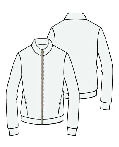 Loud Looks, Smooth Moves Danni Bomber Jacket - Cotton Sherpa