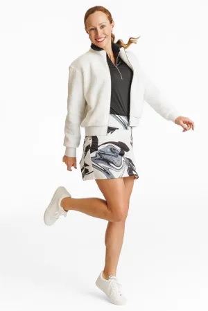 Made to Turn Heads Danni Bomber Jacket - Cotton Sherpa