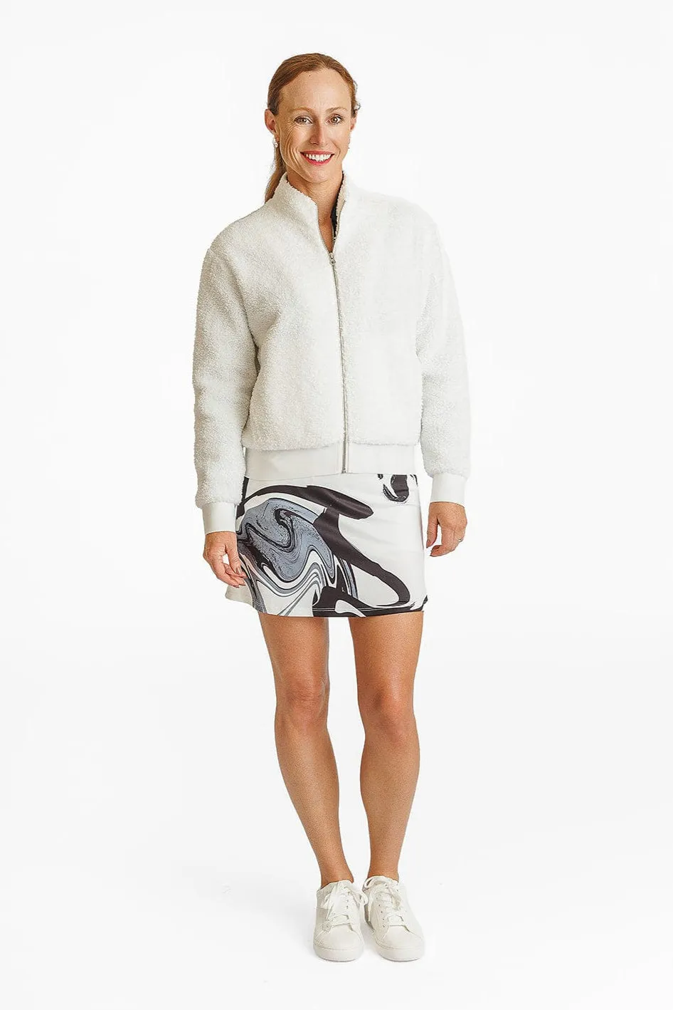 Danni Bomber Jacket - Cotton Sherpa Redefine Classic Great Value